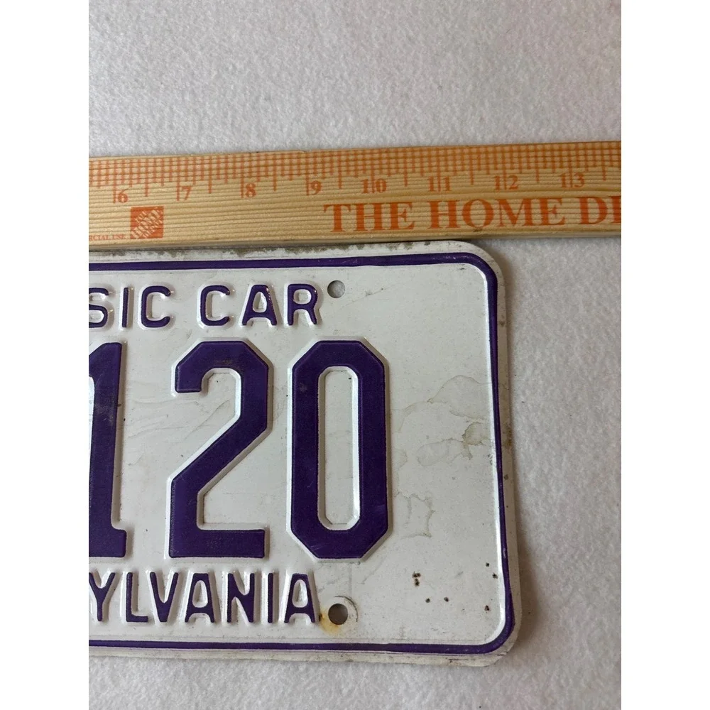 Pennsylvania Classic‎ Car License Plate 52120 Vintage Metal Novelty Decor